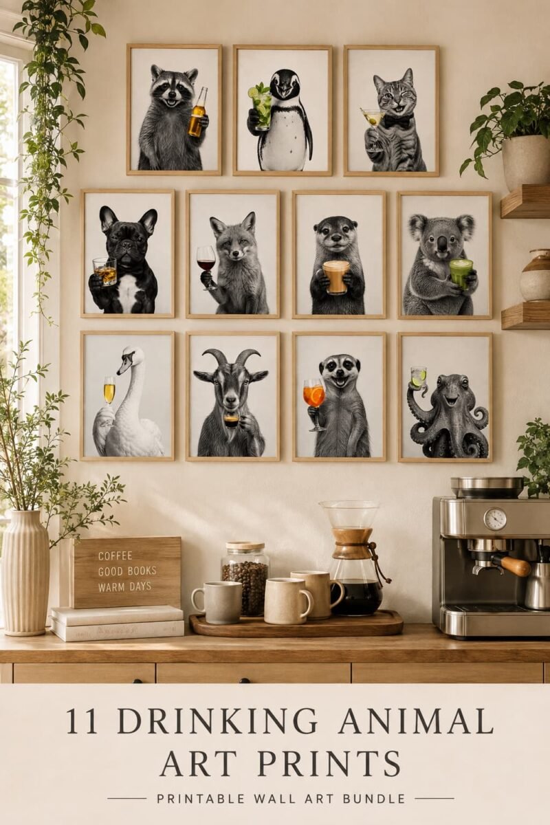 Drinking Bundle — 11 Funny Animal Prints