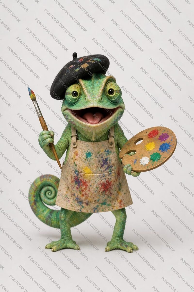 Chameleon in Full Color