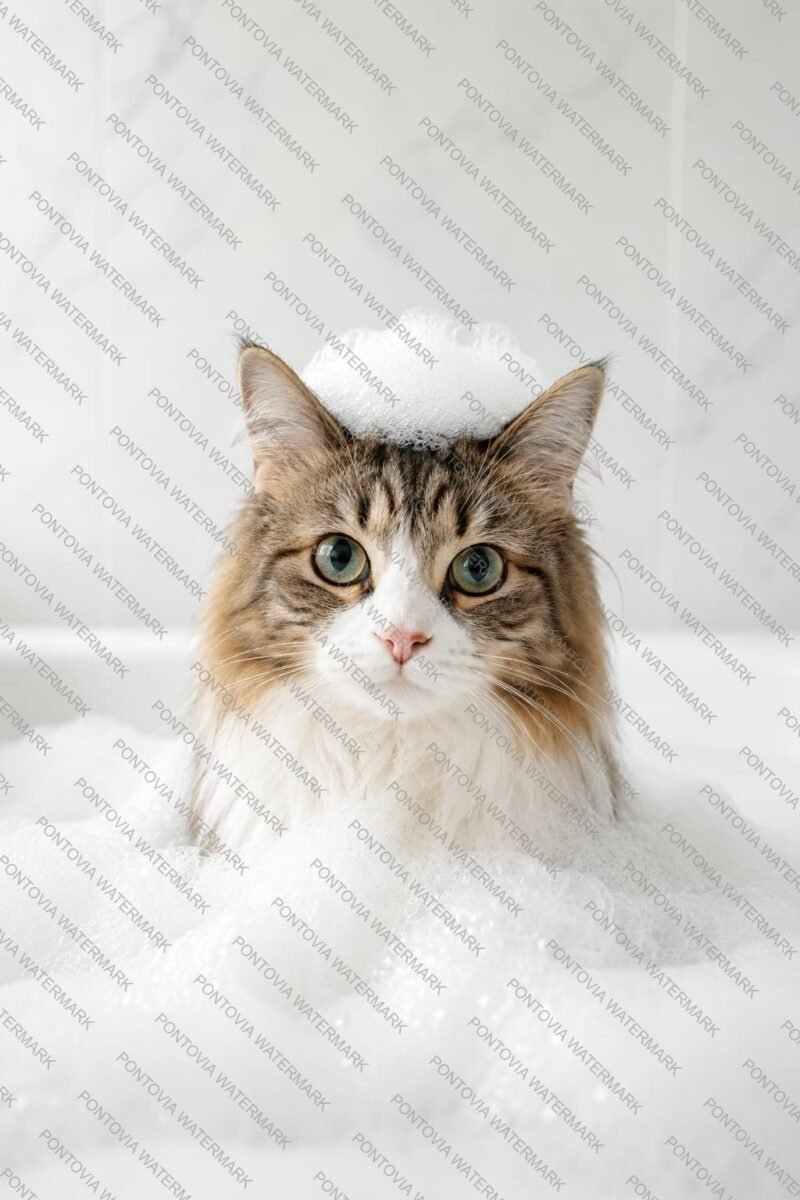 Spa Day Cat
