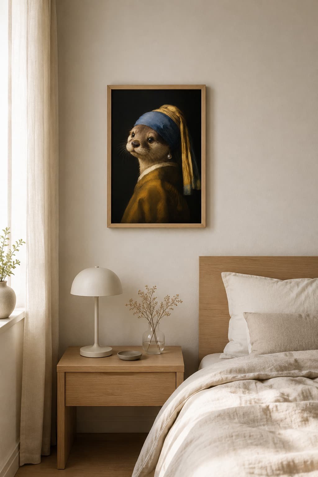 Otter with a Pearl Earring - Image 2