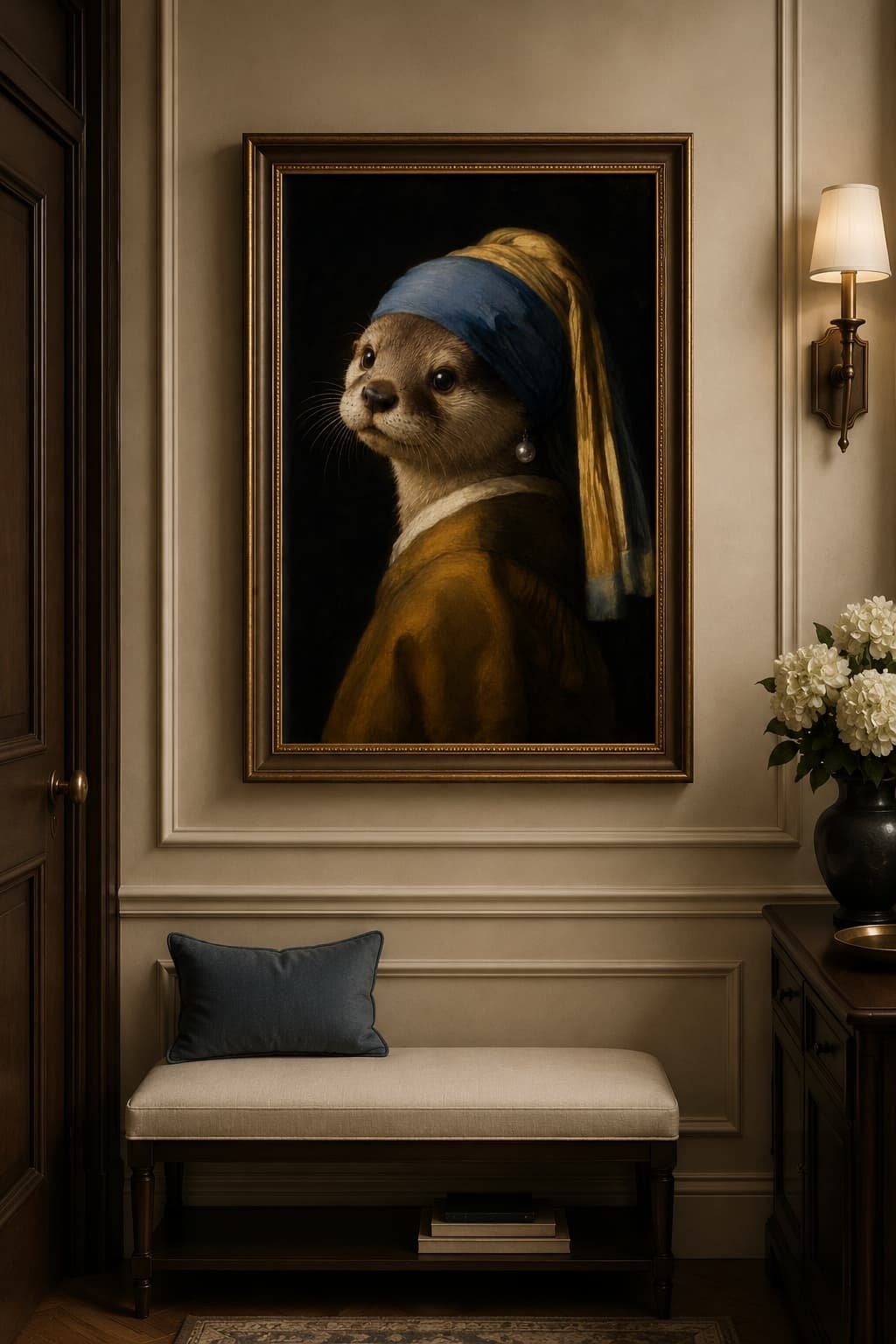 Otter with a Pearl Earring - Image 4
