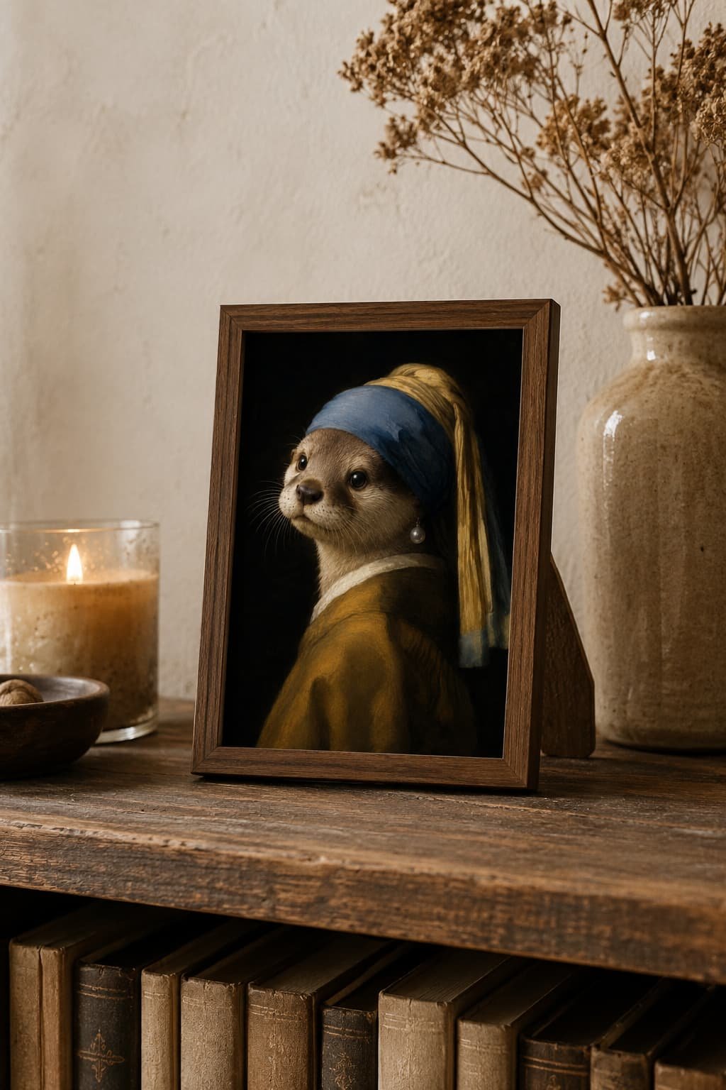 Otter with a Pearl Earring - Image 3